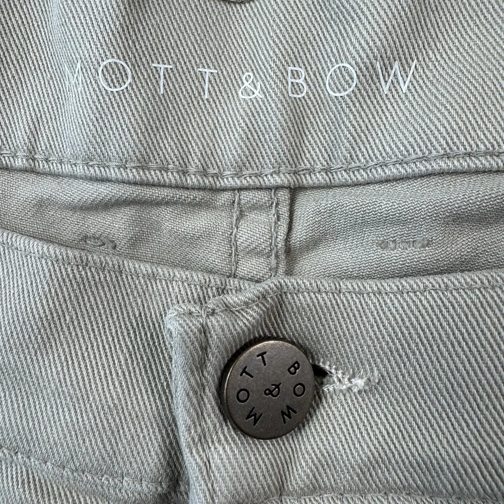 Mott & Bow Brown Stretch Denim Zipper Fly Mens Jeans Size 38X30 Slim